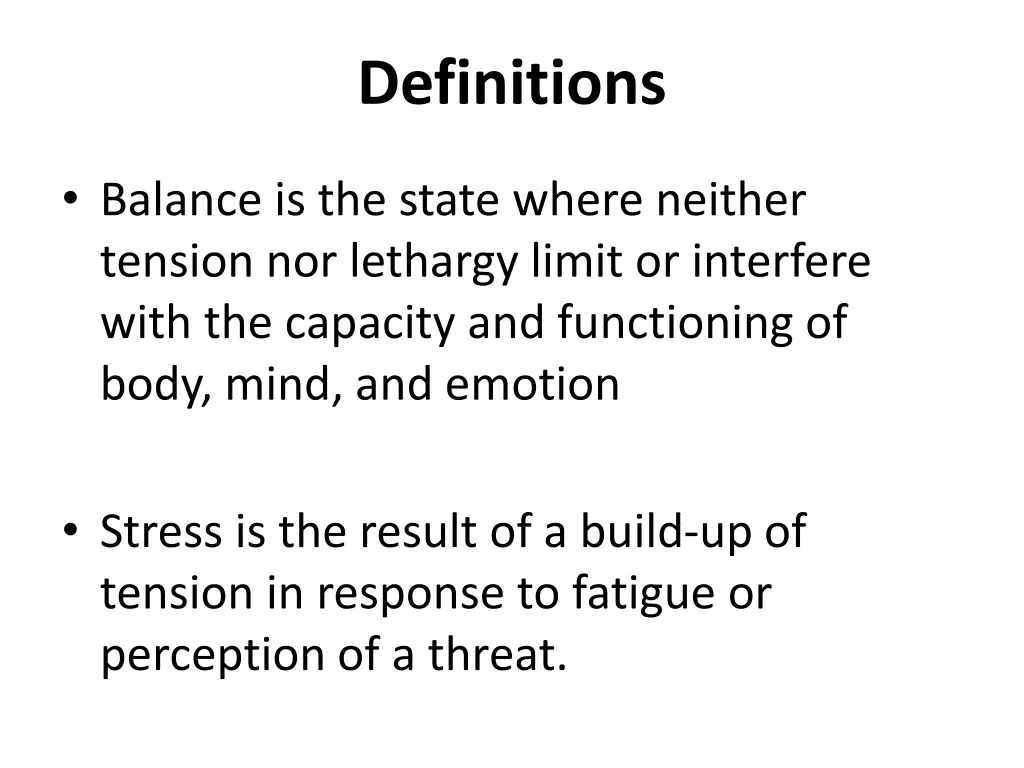 definitions
