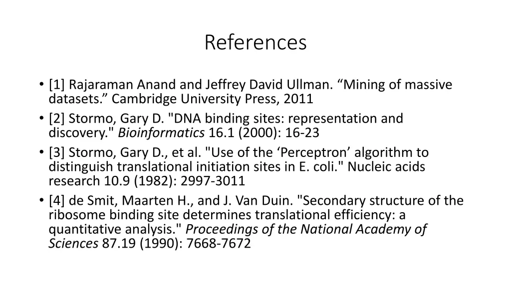 references