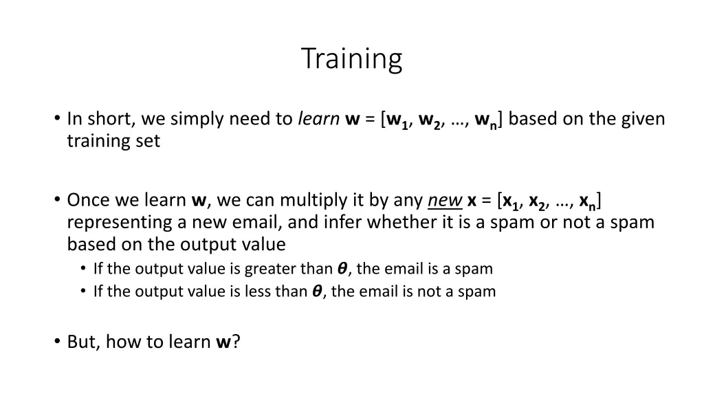 training 1