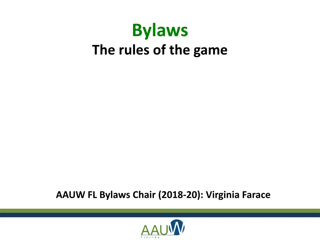 bylaws
