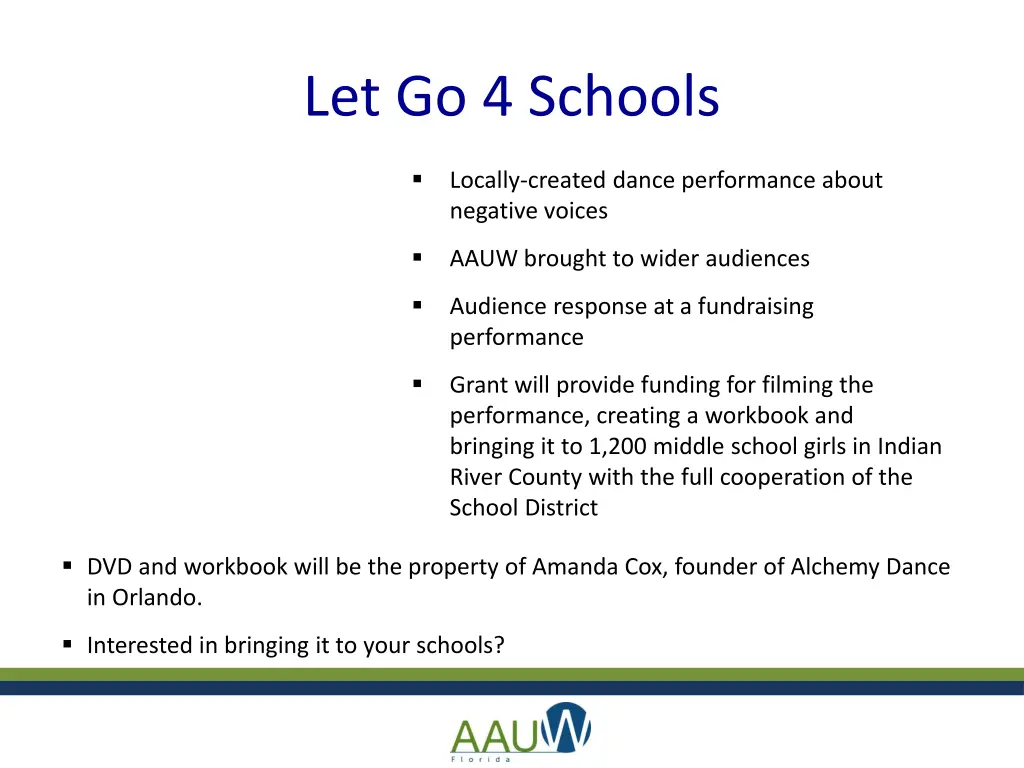 let go 4 schools