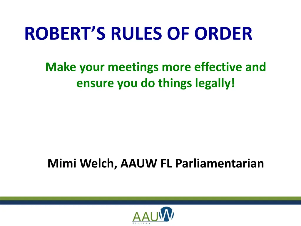robert s rules of order