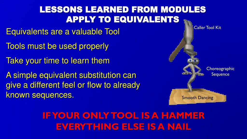 lessons learned from modules lessons learned from