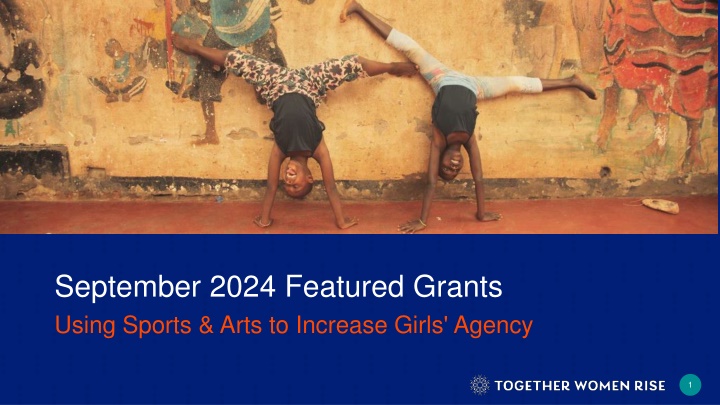 september 2024 featured grants using sports arts