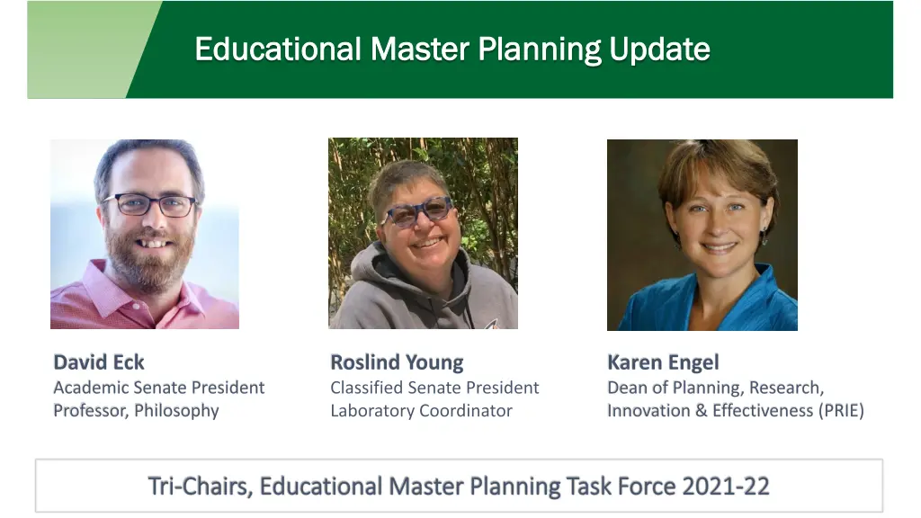 educational master planning update educational