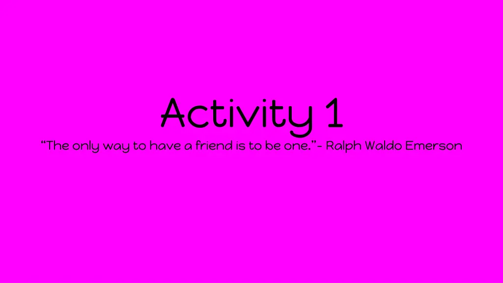 activity 1