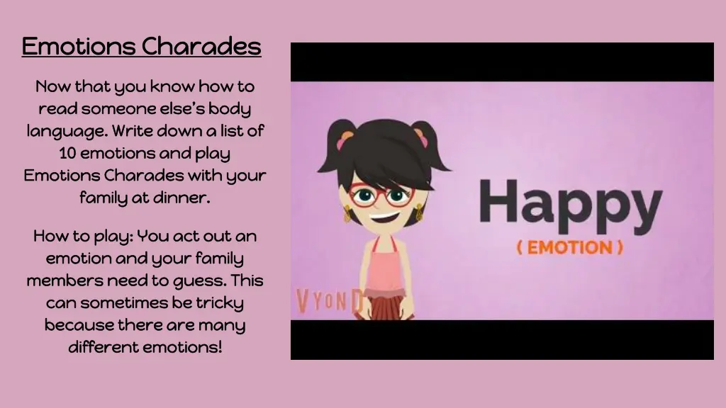 emotions charades emotions charades