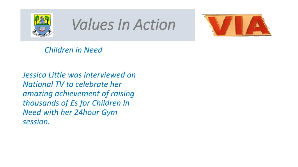 values values in action in action 5