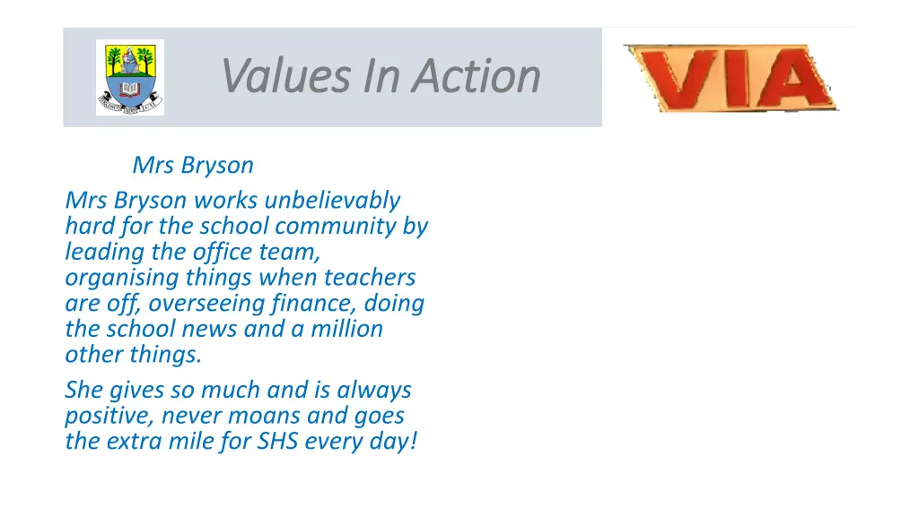 values values in action in action 6