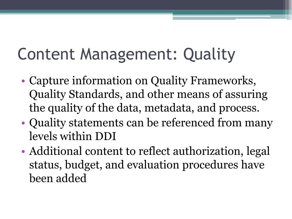 content management quality