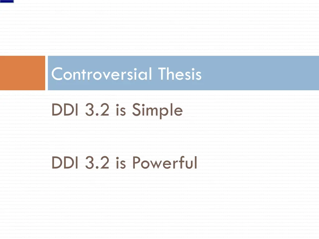 controversial thesis