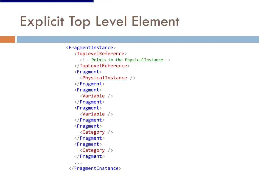 explicit top level element 1