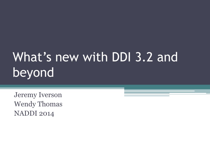 what s new with ddi 3 2 and beyond