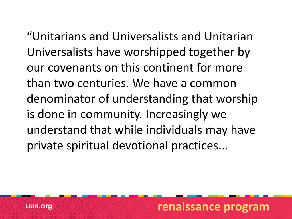 unitarians and universalists and unitarian