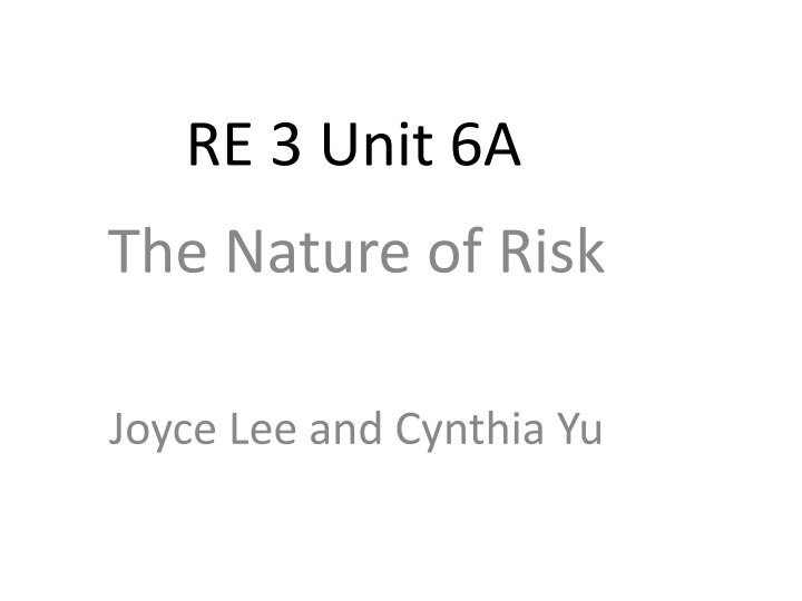 re 3 unit 6a