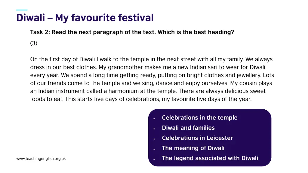 task 2 read the next paragraph of the text which 2