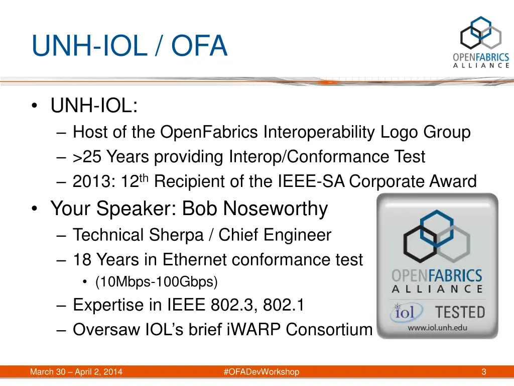 unh iol ofa
