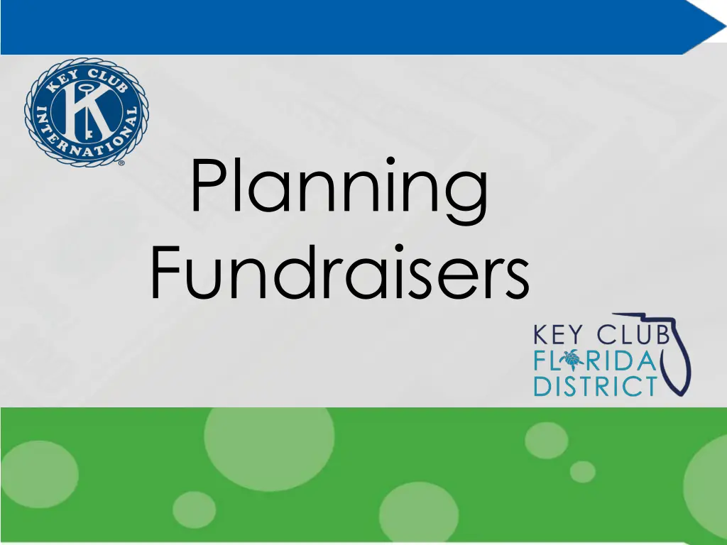 planning fundraisers