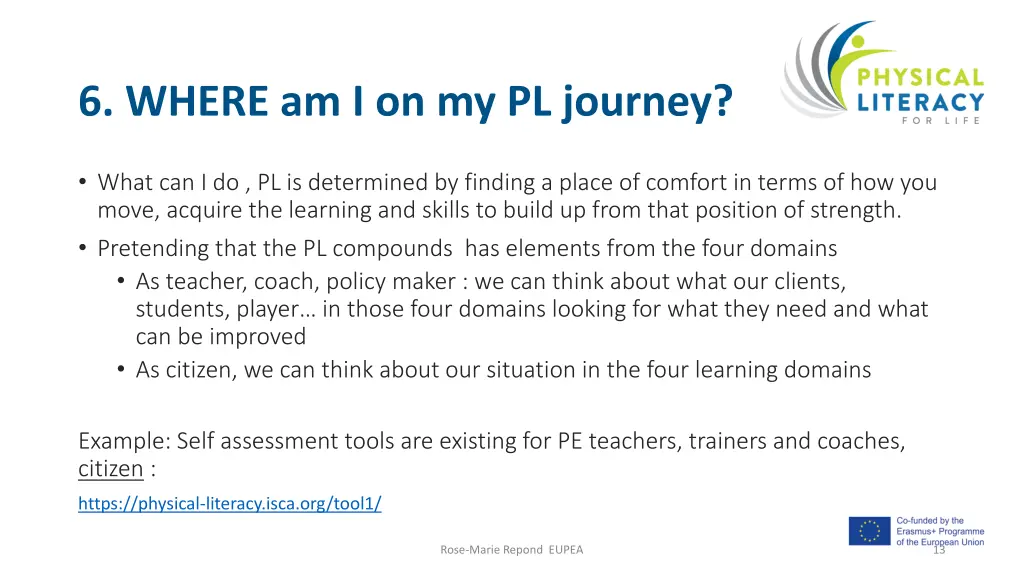 6 where am i on my pl journey