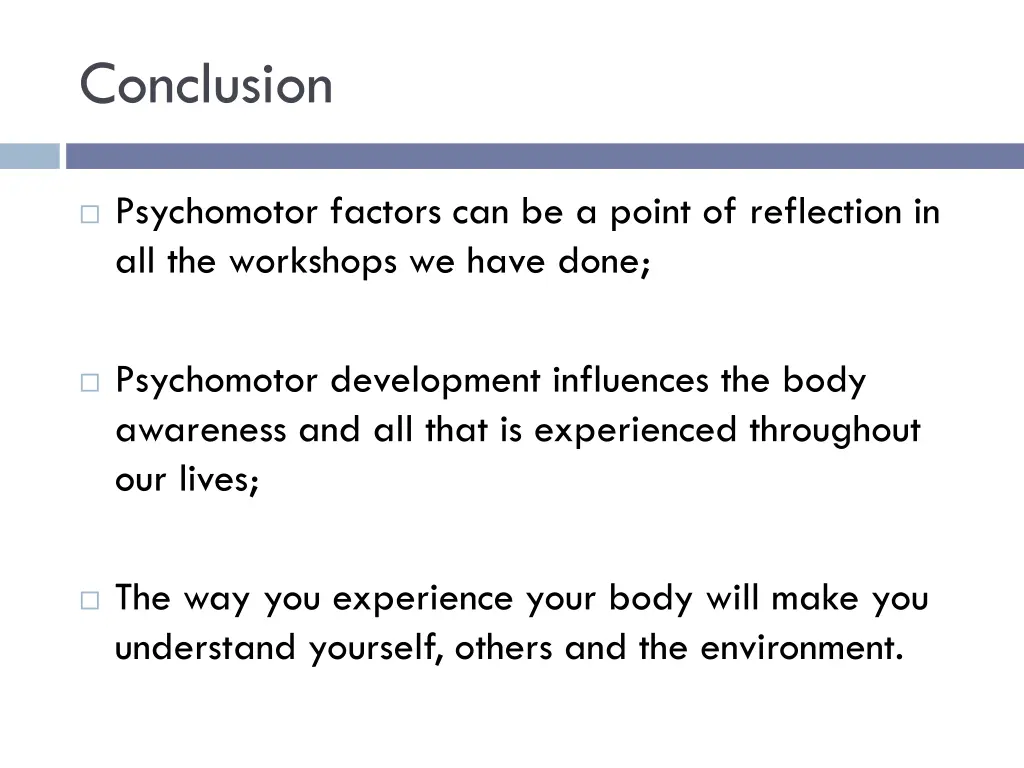 conclusion