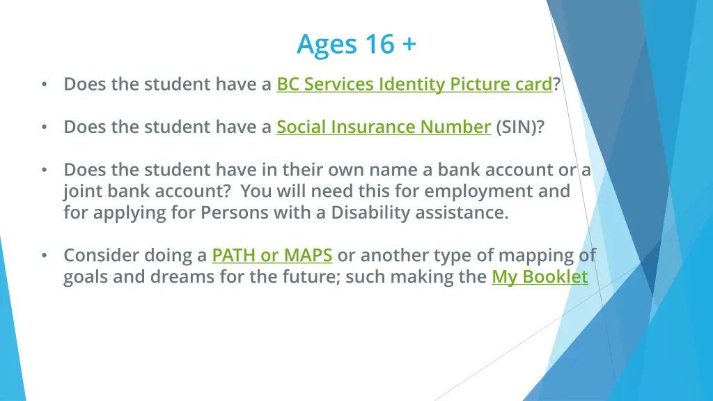 ages 16