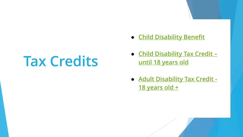 child disability benefit
