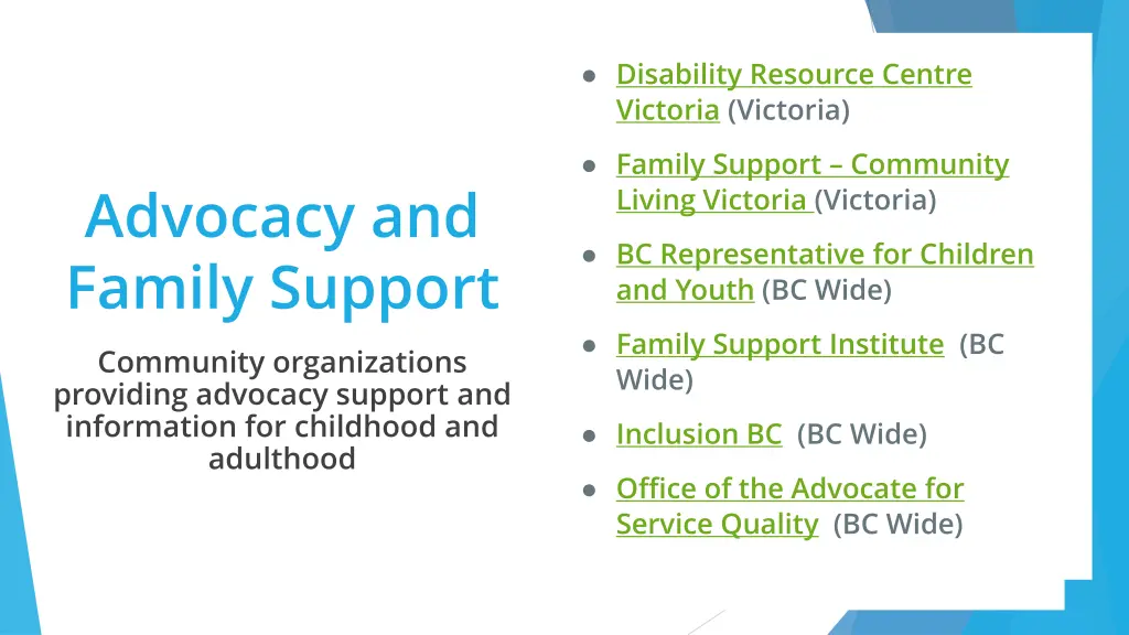 disability resource centre victoria victoria
