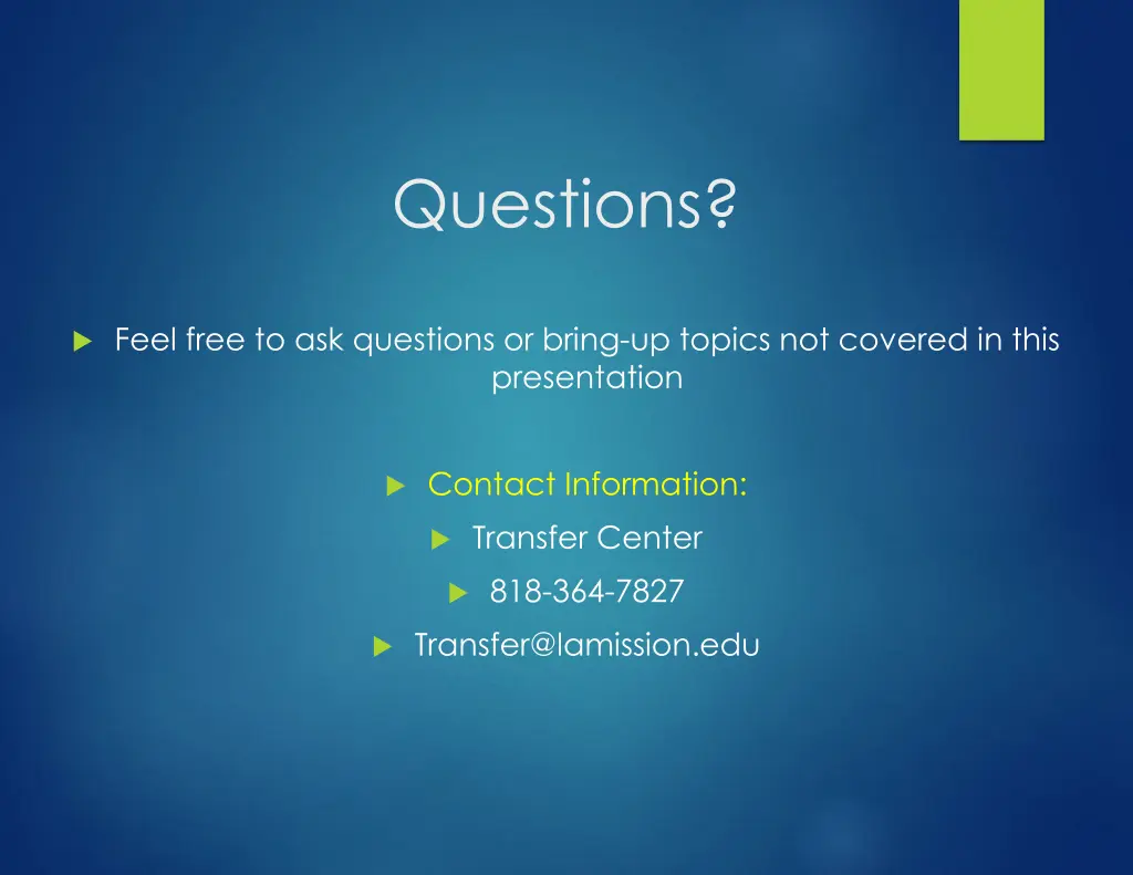 questions