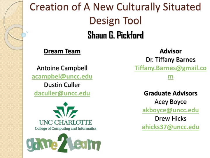 creation of a new culturally situated design tool