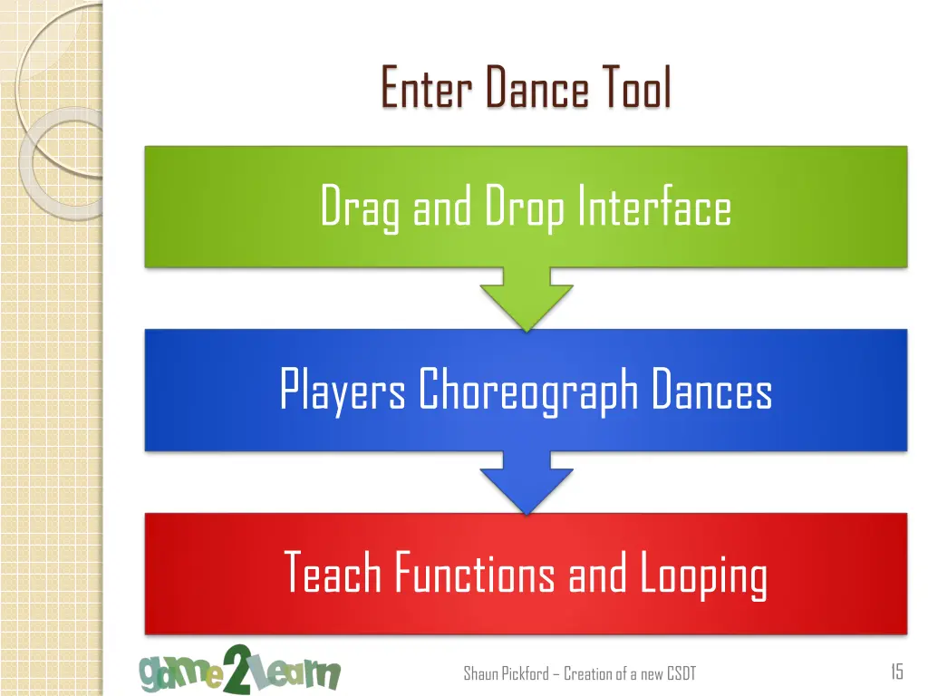 enter dance tool