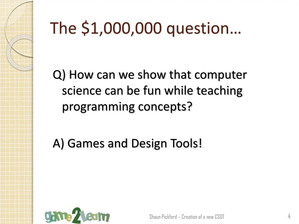 the 1 000 000 question