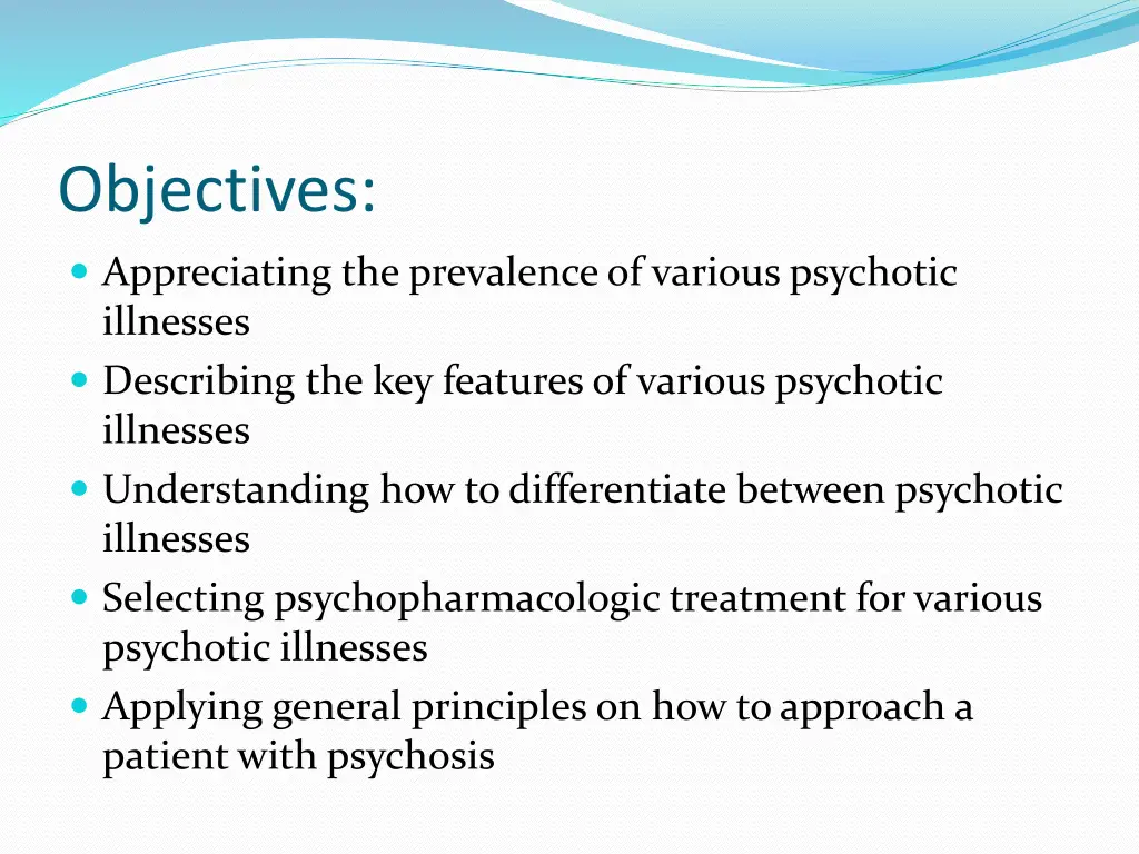 objectives