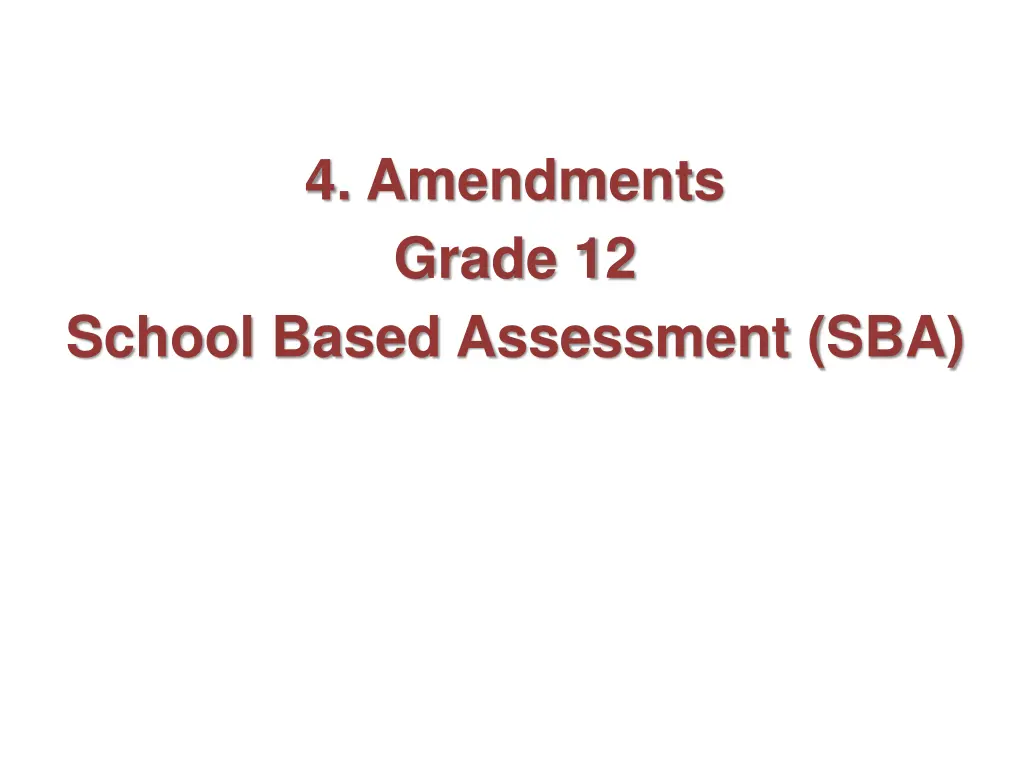 4 amendments grade 12