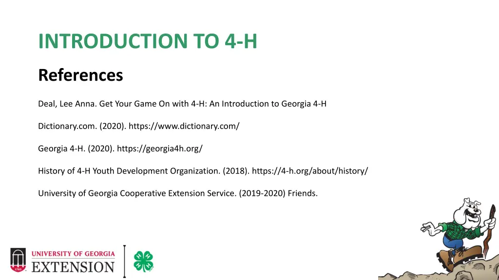 introduction to 4 h