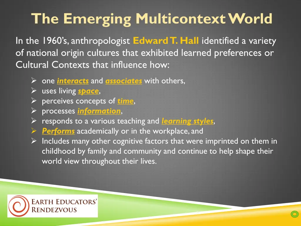 the emerging multicontext world