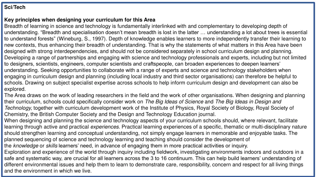 sci tech