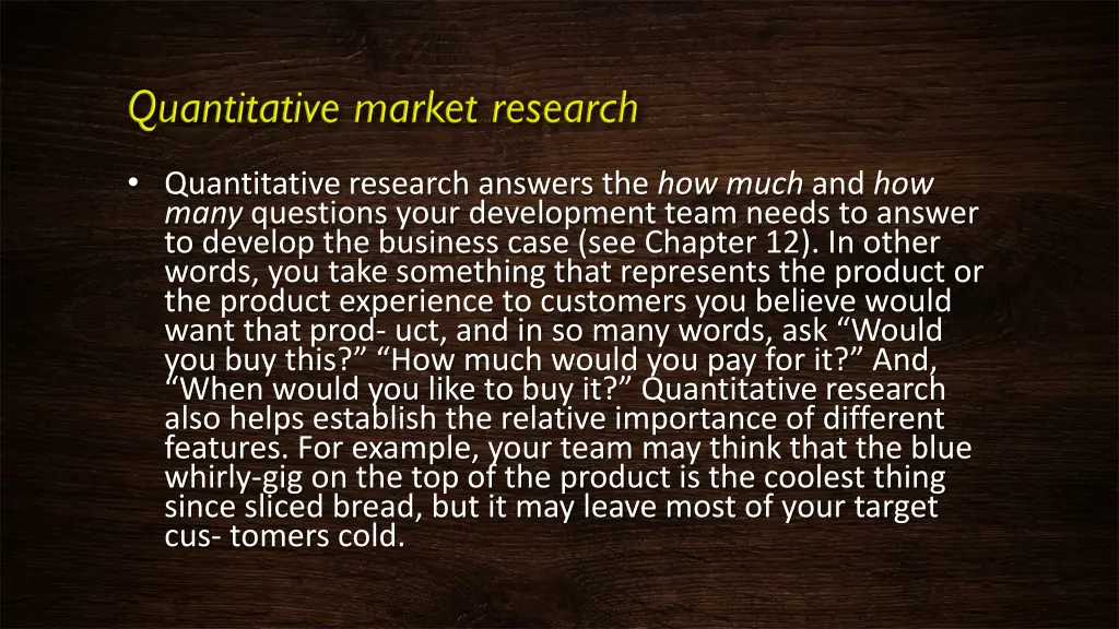 quantitative research answers the how much