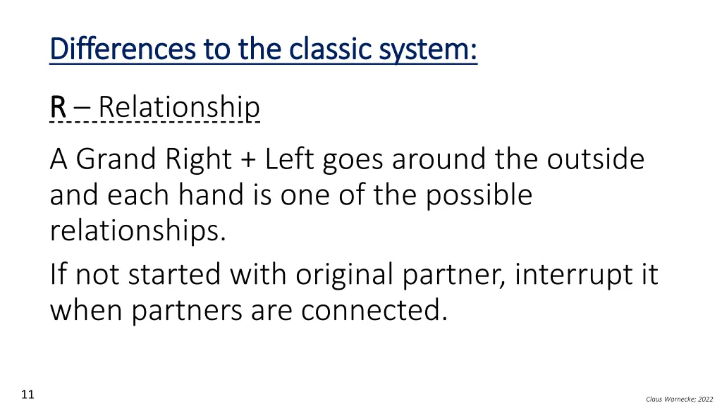 differences to the classic system differences 4
