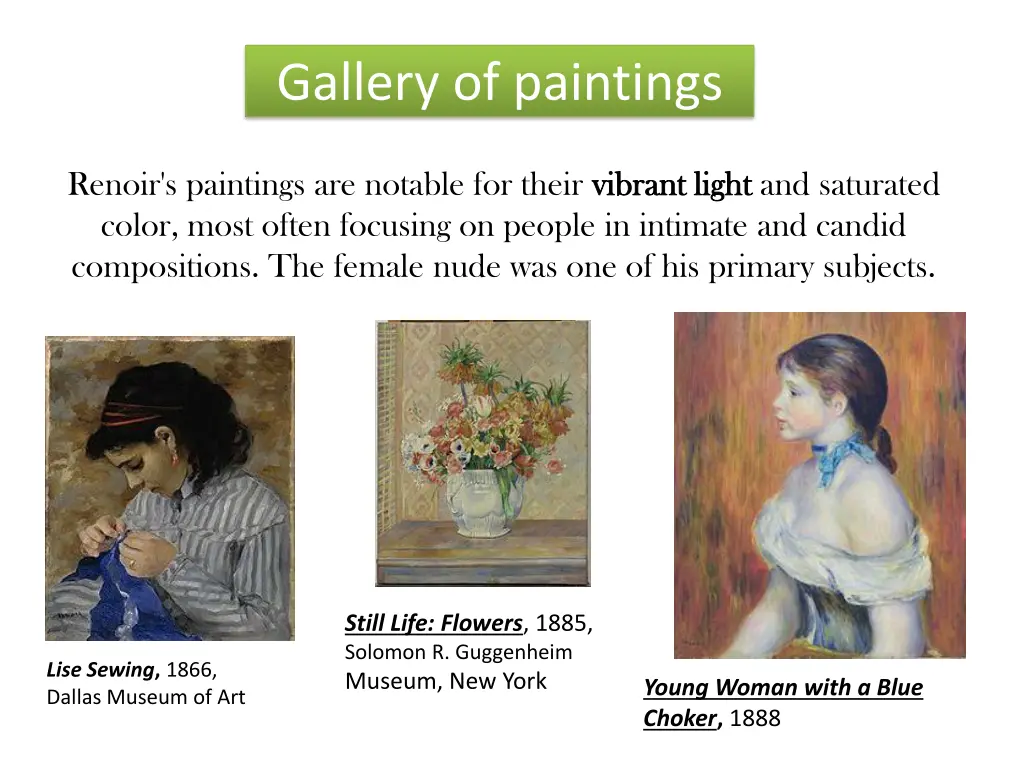 gallery of paintings