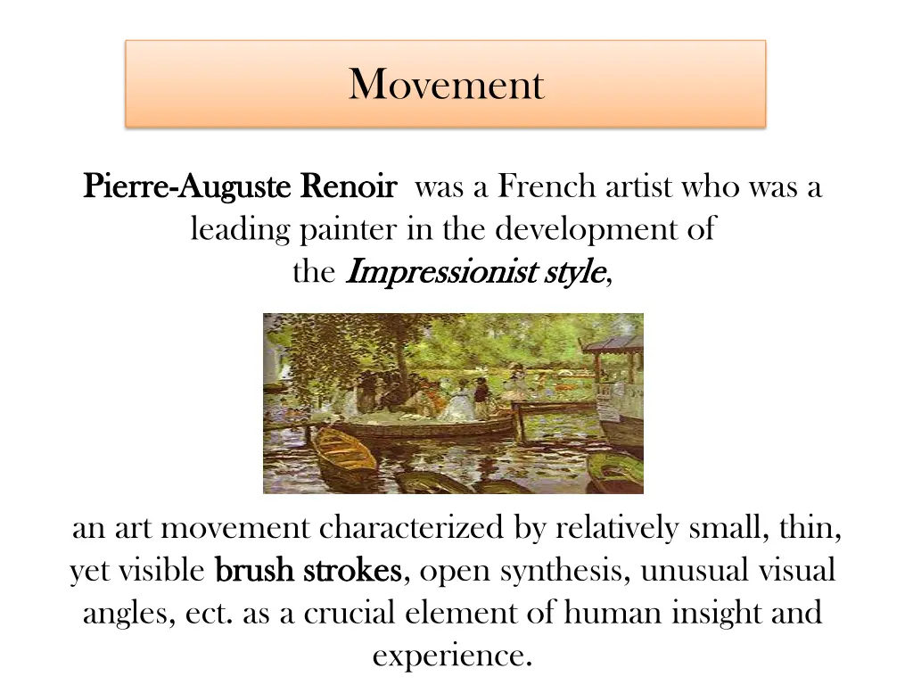 movement