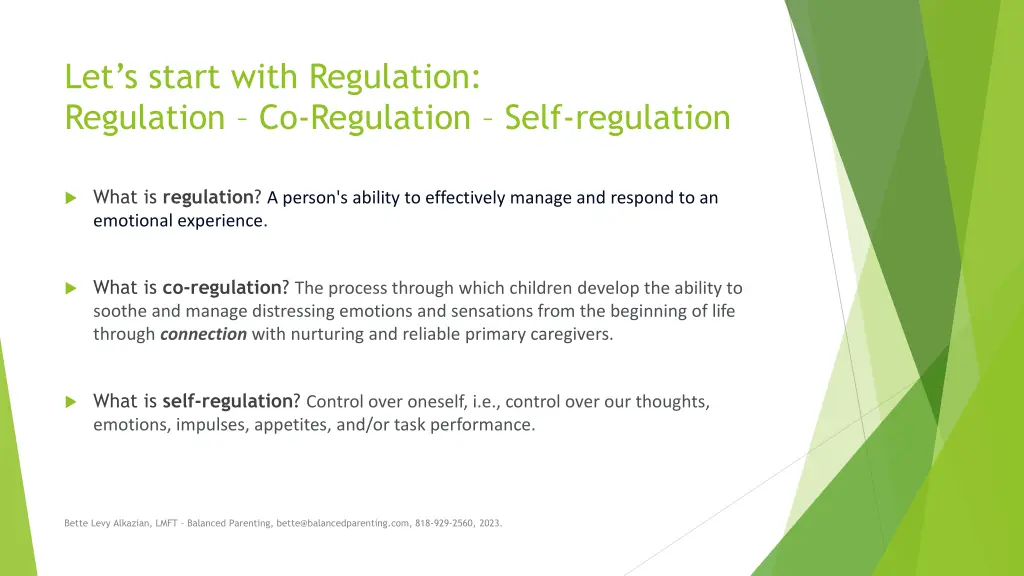 let s start with regulation regulation