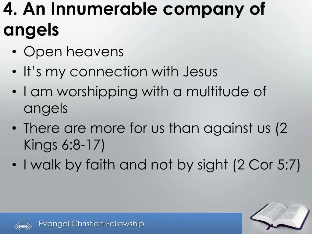 4 an innumerable company of angels open heavens