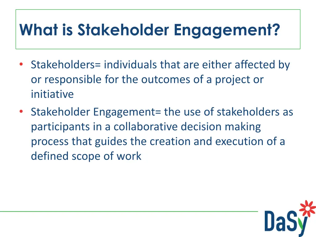 what is stakeholder engagement