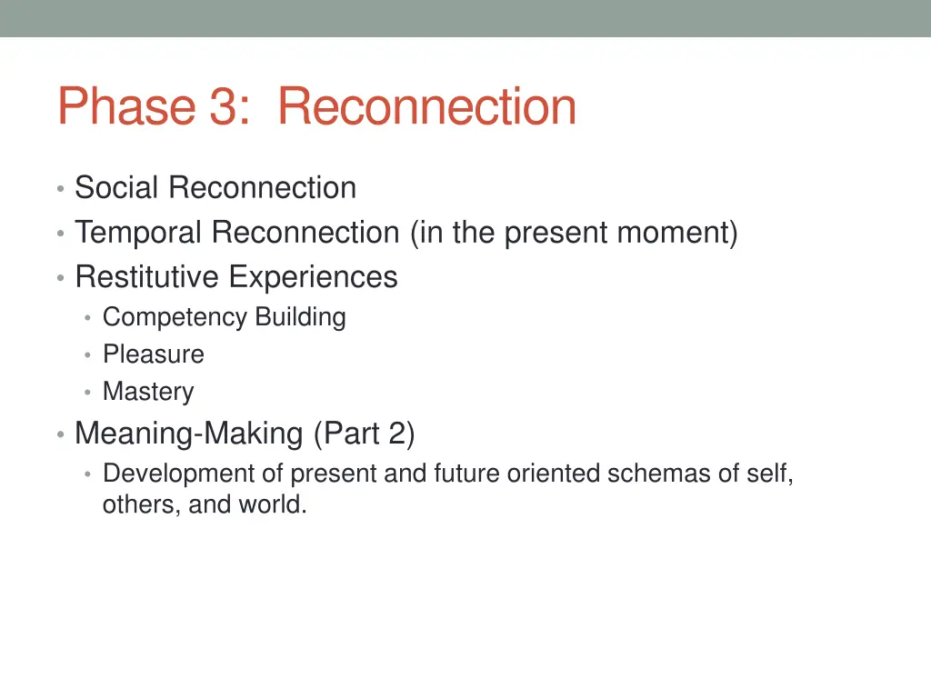 phase 3 reconnection