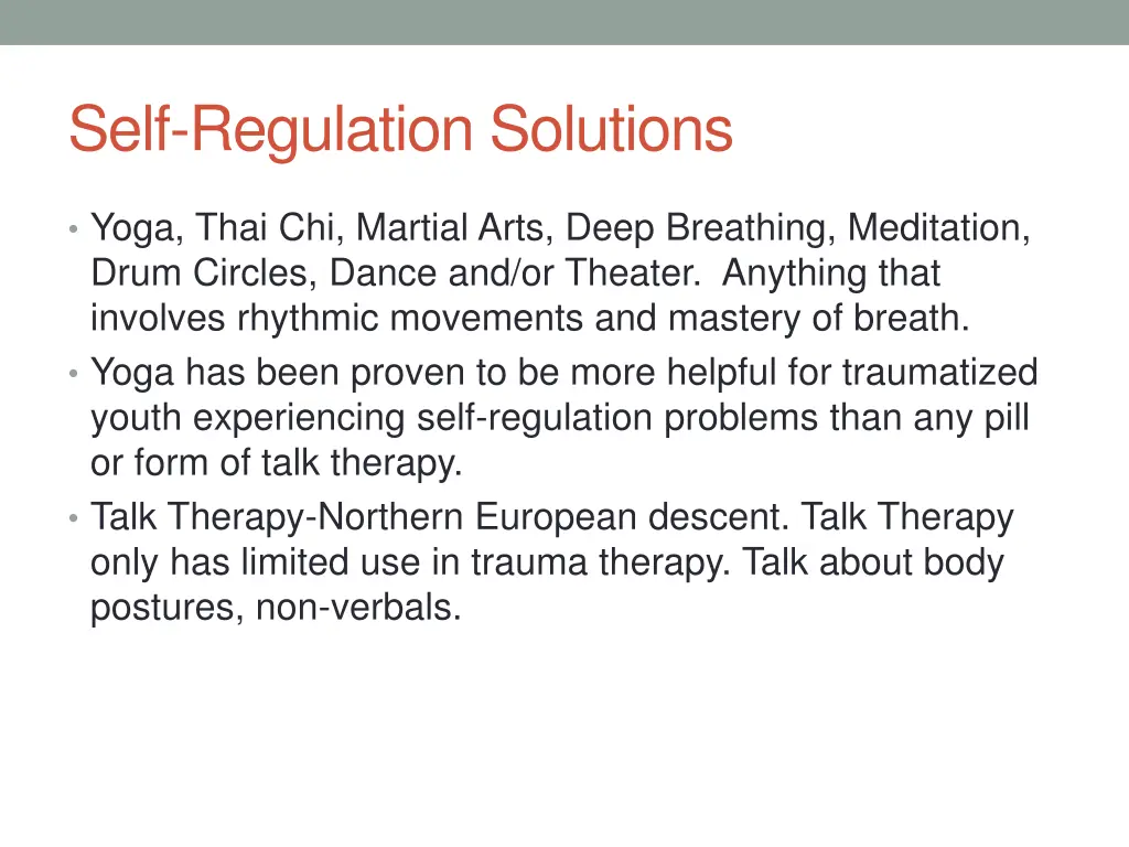 self regulation solutions