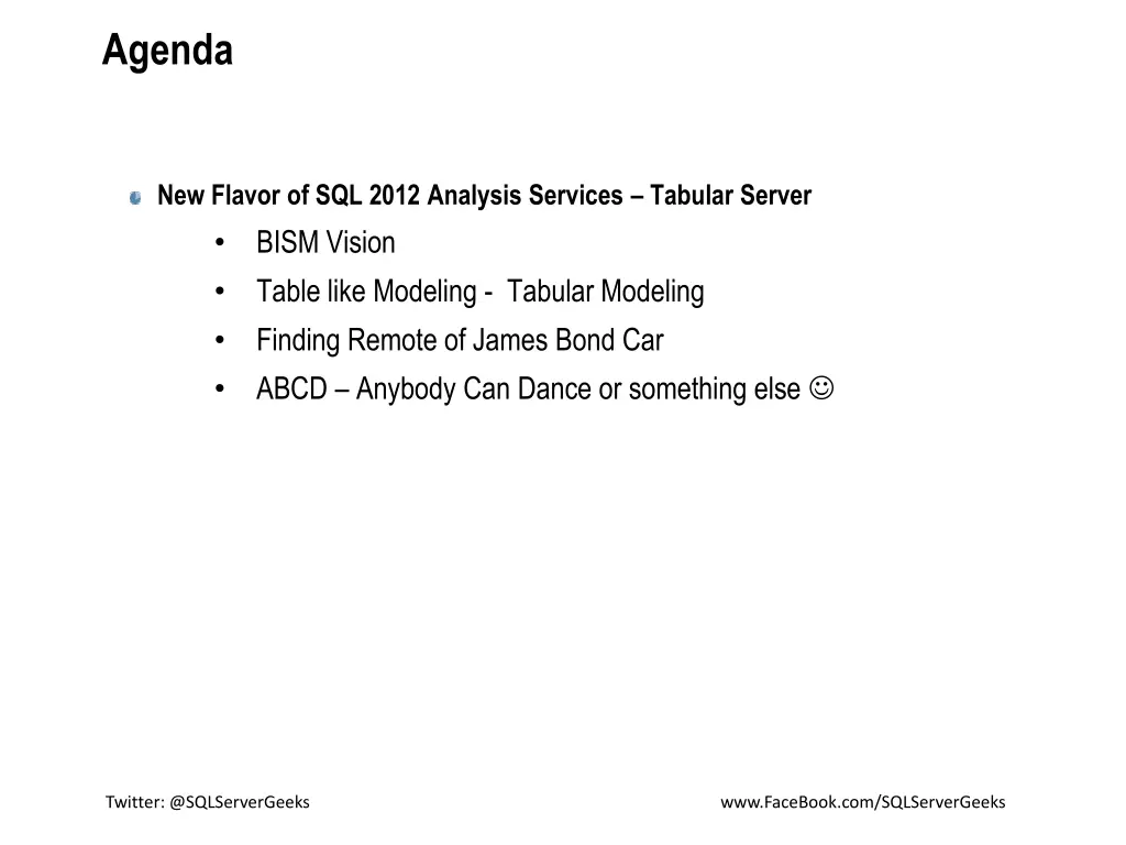 agenda