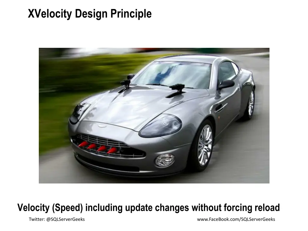 xvelocity design principle