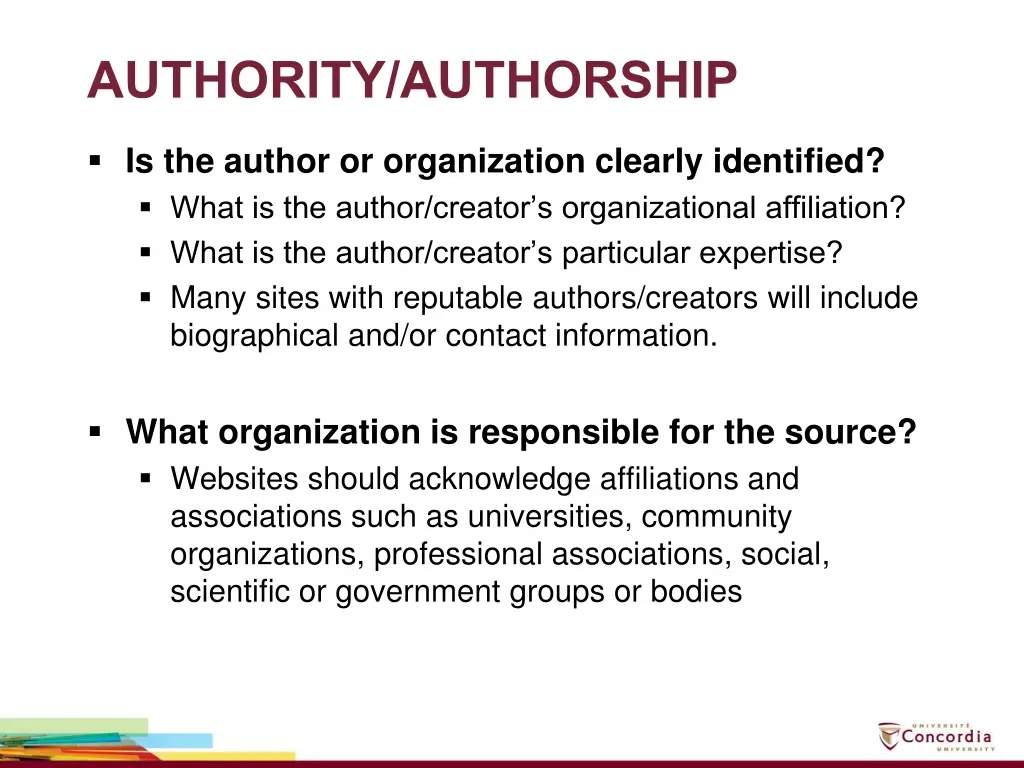 authority authorship