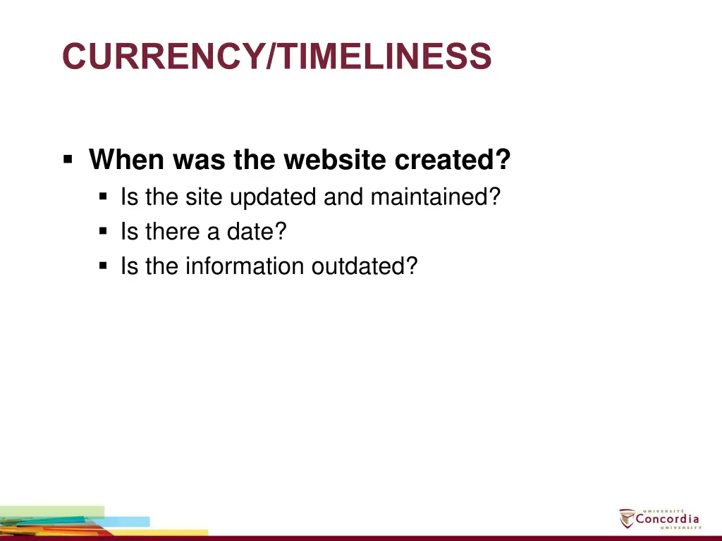 currency timeliness