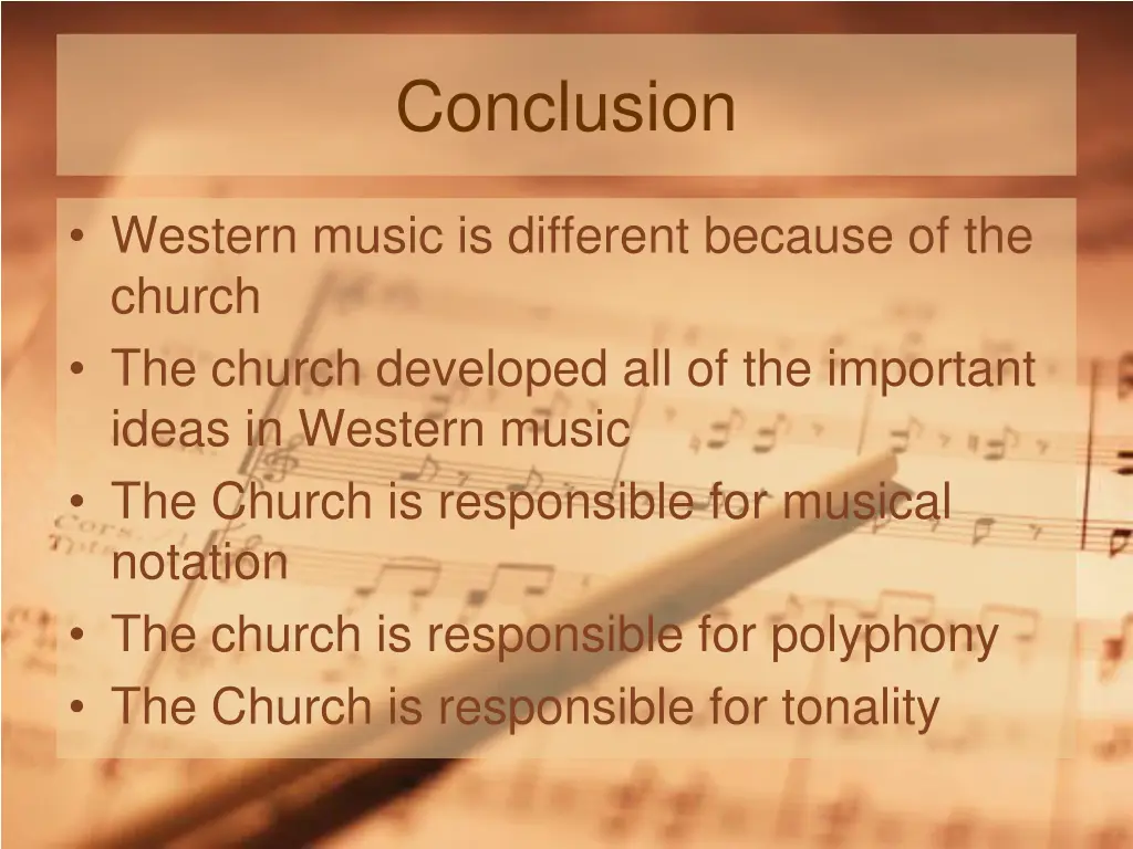 conclusion